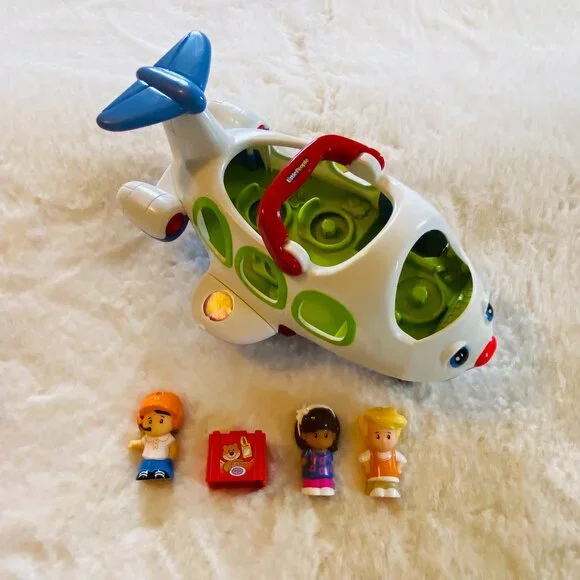Fisher Price Little People Lil Movers Airplane Jet Plane Music Lights Accessory