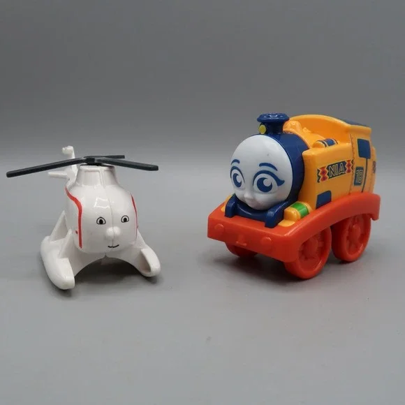 My First Thomas & Friends Push Along Nia and Harold Helicopter Lot of 2 Toys