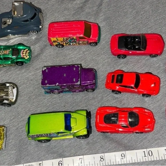 Lot Of 12 Hot Wheels & Matchbox Toy Car Enzo Ferrari, Porsche 911 All Stamped