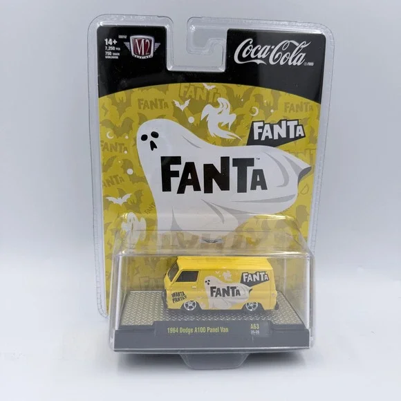 M2 Machines 1964‎ Dodge A100 Panel Van Fanta Halloween Ghost Coca Cola 1:64