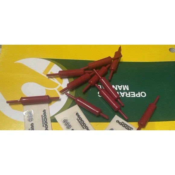 New 10pcs Red Muffler Lot Farmall 200 230 C Other Plastic  Toy Tractor 1/16 Size