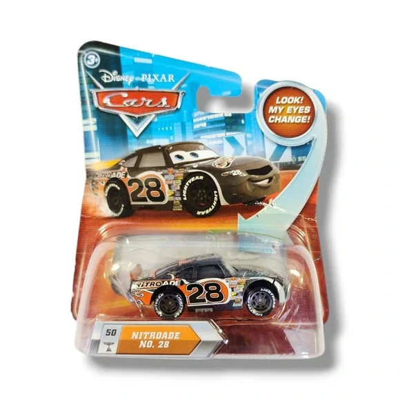 Disney‎ Pixar Cars Diecast Car NITROADE No. 28 Look My Eyes Change!