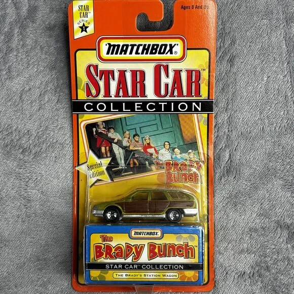 Vintage 1997 Matchbox‎ Star Car The Brady Bunch Station Wagon Diecast New Sealed