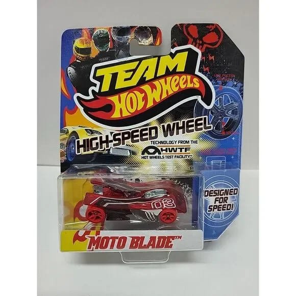 2011 Hot Wheels Team HW High-Speed Wheel Moto Blade :‎ Red 1:64