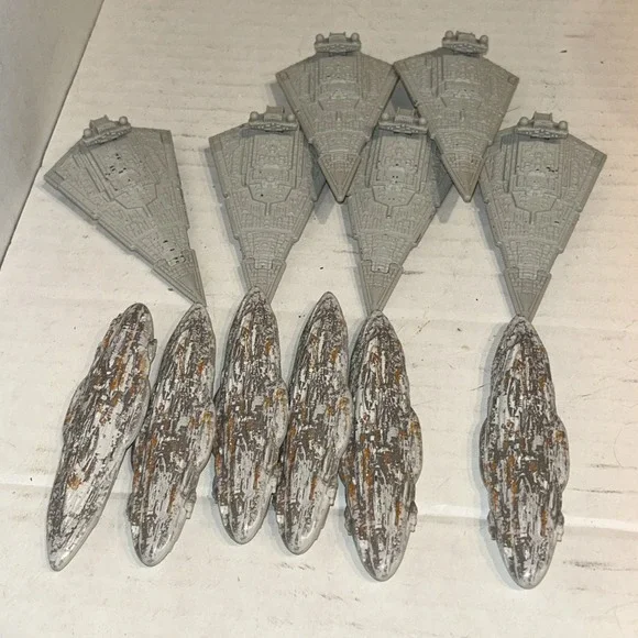2015 Hot Wheels Star Wars Starship Star Destroyer vs. Mon Calamari Cruiser X6 B3