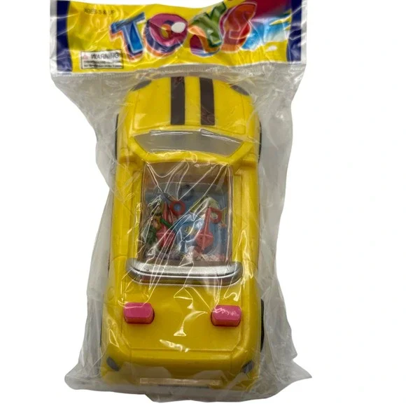Yellow Toy Car with‎ Water Figures Inside New in Package