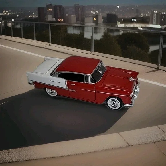 MOTORMAX Timeless Legends 1955 Chevrolet Bel Air Diecast Model‎ Scale 1 24