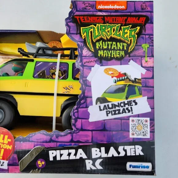 NEW TMNT RC Car Van Remote Control Teenage Mutant Ninja Turtles Toy Pizza Blaste