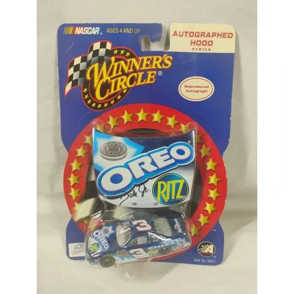 2002 NASCAR Winners Circle 03241 Dale‎ Earnhardt Jr #3 Autographed Hood 1:64