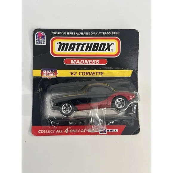 Vintage‎ Matchbox Madness 1998 Taco Bell '62 Corvette