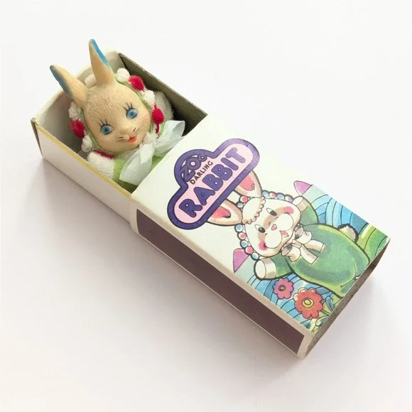Mini Baby Bunny Rabbit Match Box 3