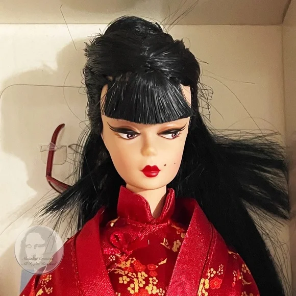 Barbie Silkstone Doll Chinoiserie Red Moon Barbie Fashion Model Collection