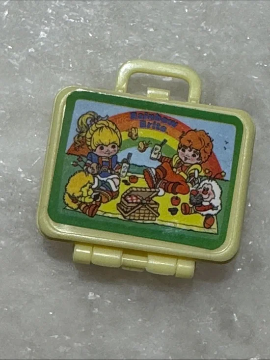 NEW Rainbow Brite Vintage Style miniature Toy lunchbox and accessories love tiny