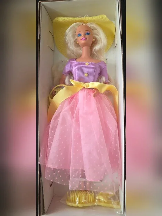 Spring Blossom Barbie Avon Exclusive 1995 Mattel 15202 -Never Removed From Box.