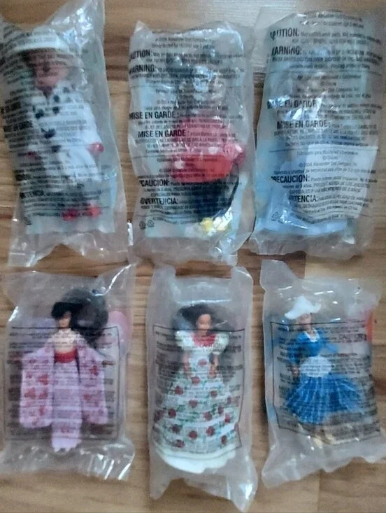 McDonalds Vintage Happy Meal Doll 6 Assorted Barbie Madame Alexander Sealed