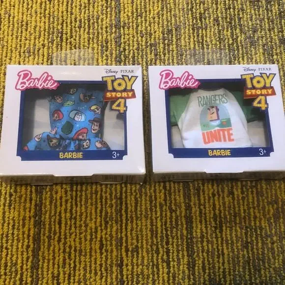 Barbie X Toy Story 4 Two Fashion Pack Set Bundle