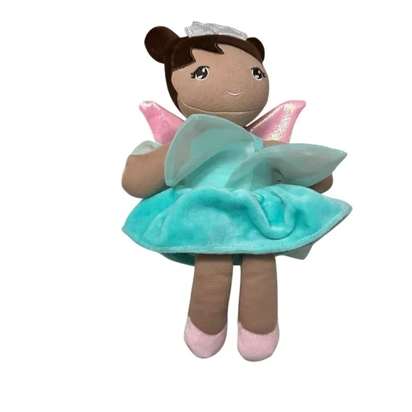 Starting Out Fairy Plush with Pink and Aqua Dress