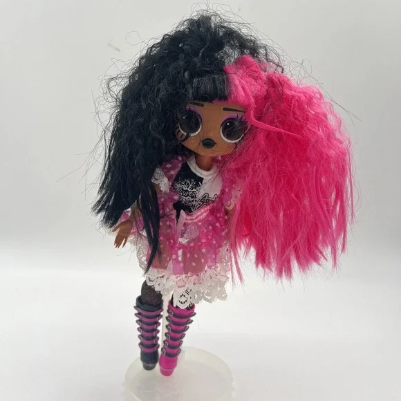 LOL Surprise OMG Remix‎ Super Sonix Rock Metal Doll Pink Black Hair 9