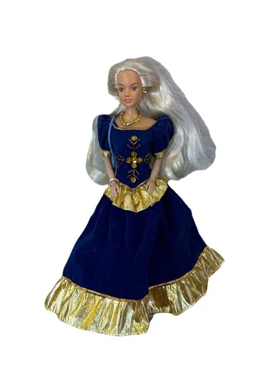Holiday Kelsey Special Edition Doll 1996 Blonde Blue Gown Kid Kore Fashion Doll