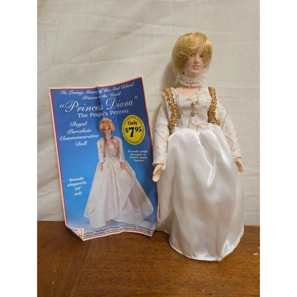 Princess Diana Porcelain Doll The Manorville Collection 1998 (Approx. 12