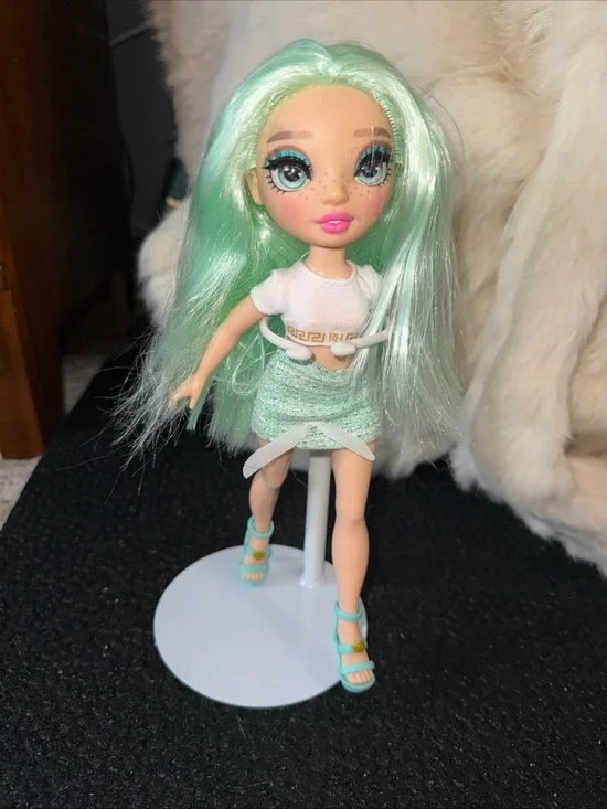 Rainbow high doll mint hair