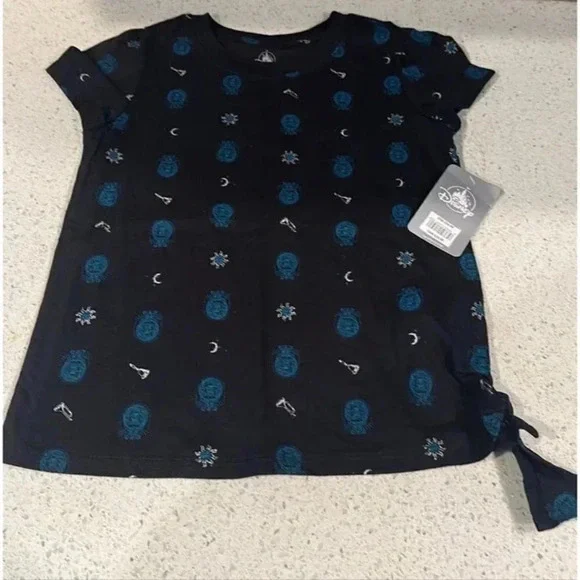 Haunted mansion Disney parks madame Leona girls shirt with tie‎ TM
