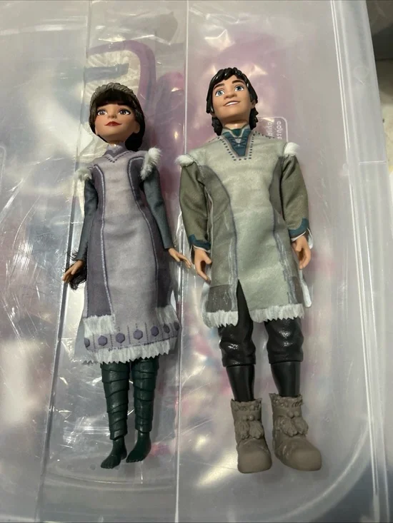 Disney Purple & Gray Frozen-Inspired Doll Pair