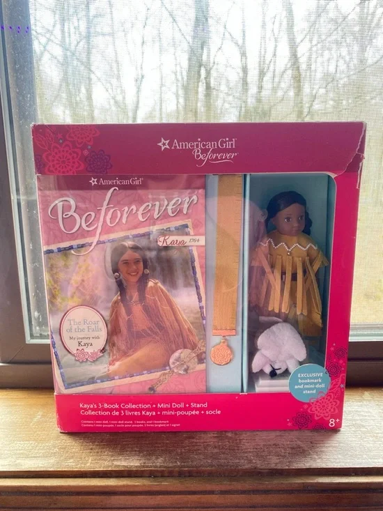 American Girl Beforever Box with Bright Pink Design (has been opened)
