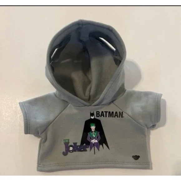 Build a bear Batman Joker Hoodie Shirt‎