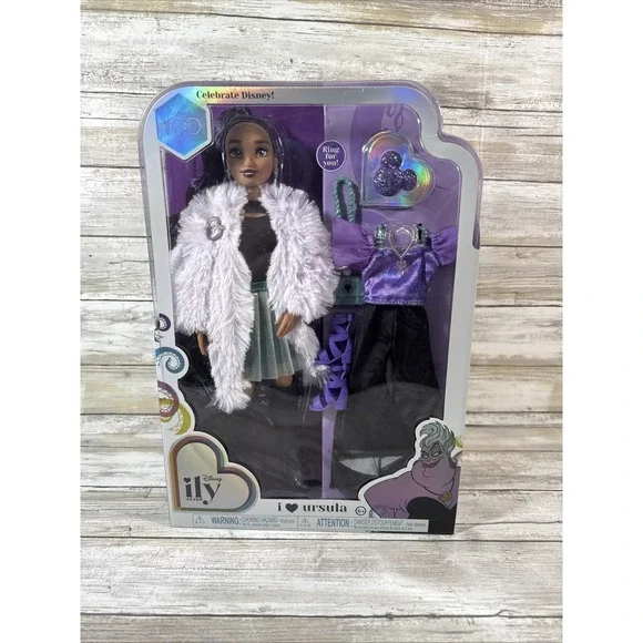 Disney 100 Years Of Wonder Ily 4ever Inspired‎ By Ursula Fashion Doll NEW 2023