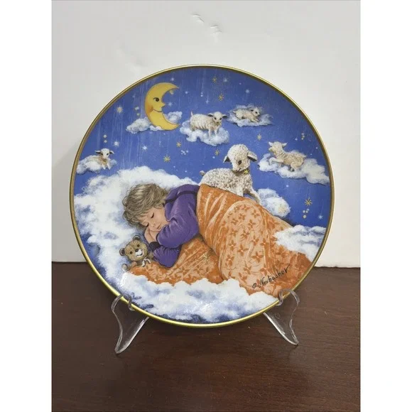 Kaiser W Germany Sleep Baby Sleep #22-K4-22.1 collector F-90 plate 1985‎
