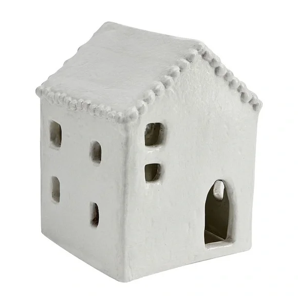 Handcrafted Ceramic Christmas Village House / DES: 1/ XLG  CERAMIC HOUSE