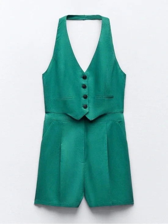 Zara linen jumpsuit