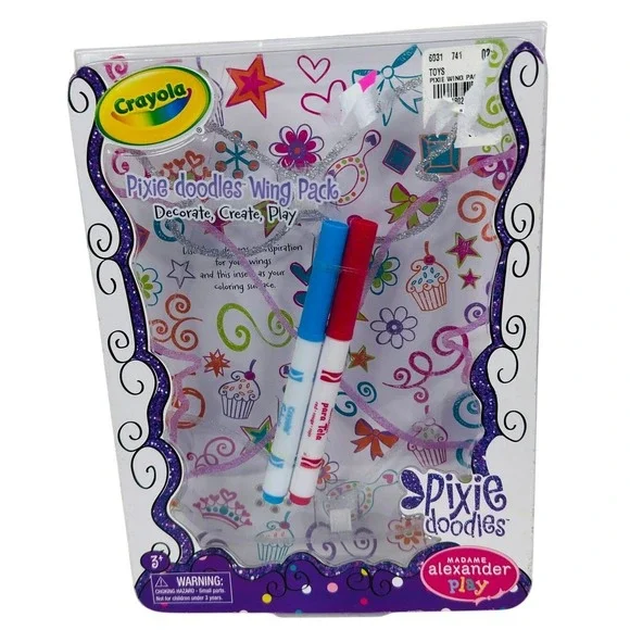 Crayola Madame Alexander Pixie Doodles‎ Wing Pack Playlet