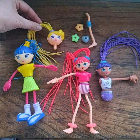Vintage 90s Betty Spaghetty Lot AS IS Dolls Plus Accessories Parts 1997 Y2k Toys