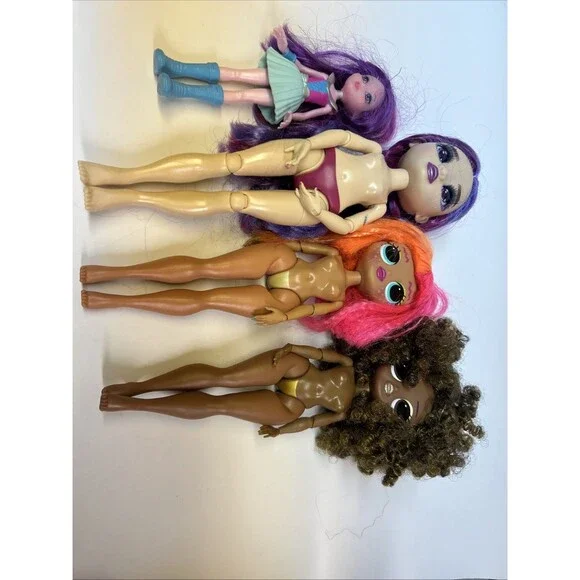 LOL Brat Dolls OMG Series Doll Lot Of 4 AS IS