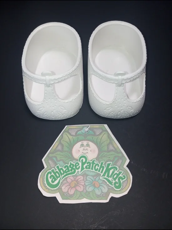 Vintage Cabbage Patch Kids Doll White Maryjane / T Strap Shoes KT CPK