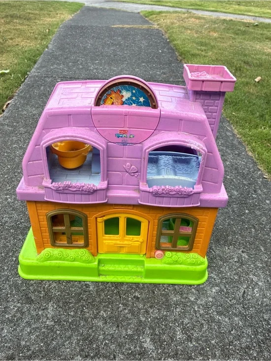 Fisher-Price Purple, Orange and Green Playhouse Toy