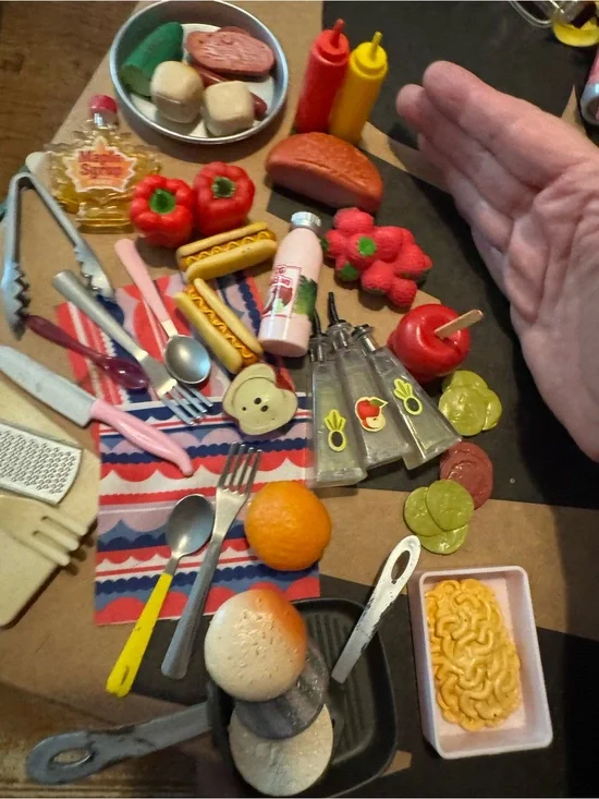 American Girl & Our Generation Doll misc kitchen food, dishes, utensils