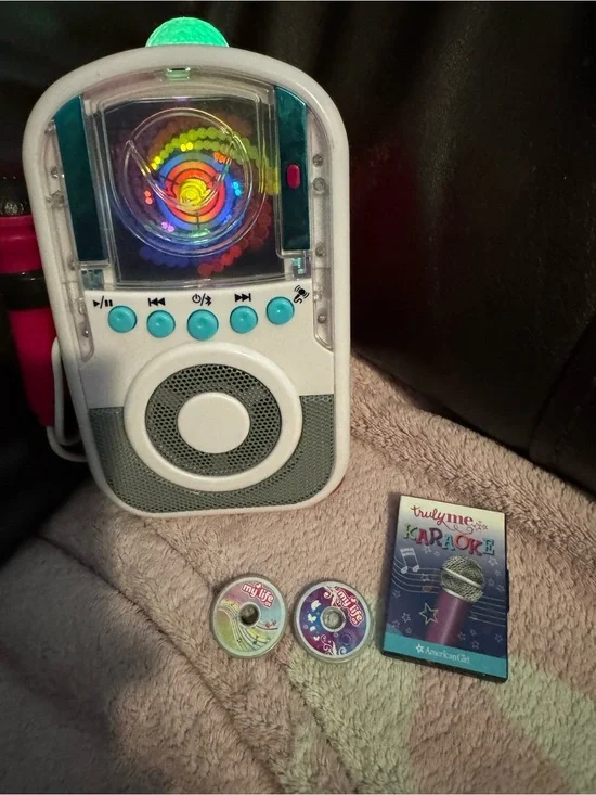 My Life Doll Karaoke machine lights up & microphone works