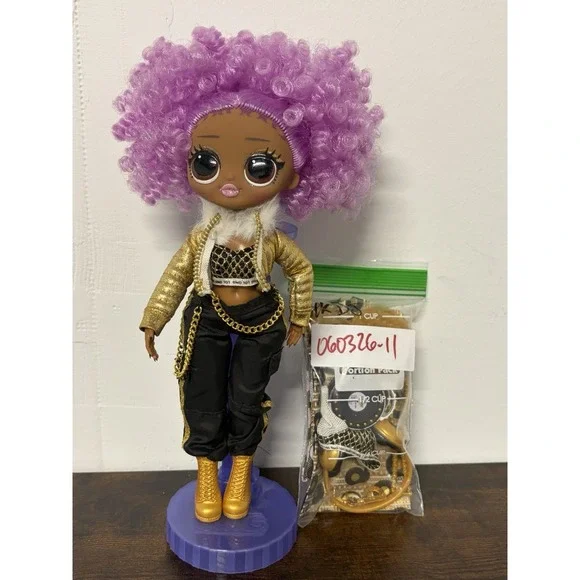 Lol Surprise OMG 24K DJ Doll With Stand And Accessories