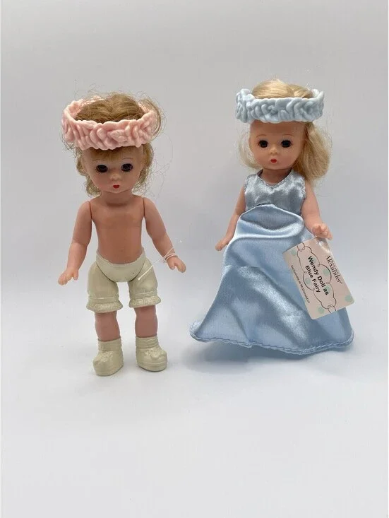 2003-04 McDonald's Madame Alexander Flower Girl & Blue Fairy Wendy Doll Set 2