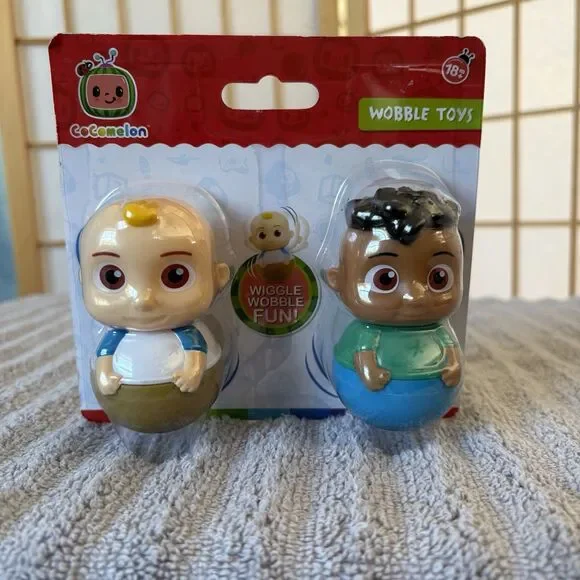 Cocomelon Figures Set - Cocomelon Wobble Toys Brand New Perfect Christmas Gift