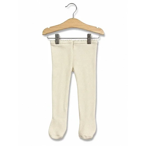 American Girl Doll‎ Cream Knit Tights Lace Trim Waistband 18 Inch Doll Accessory