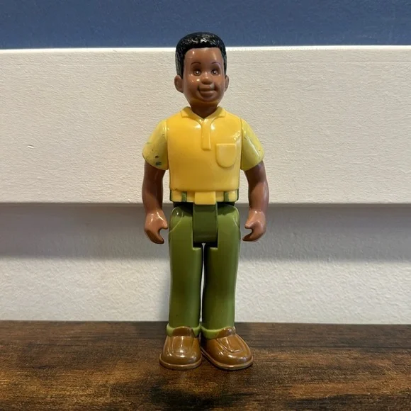 Vintage Little Tikes Male Father African-American Dollhouse Figure