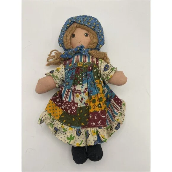 Holly Hobbie Doll Fabric Vintage 1970's Knickerbocker Rag 9