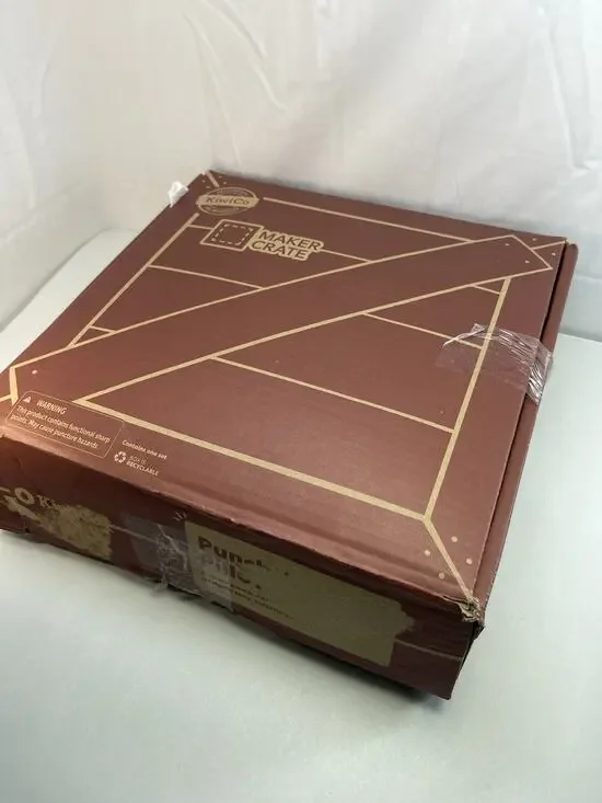 KiwiCo Maker Crate Punch Needle Pillow Kit - New Open Box - DIY Arts & Crafts