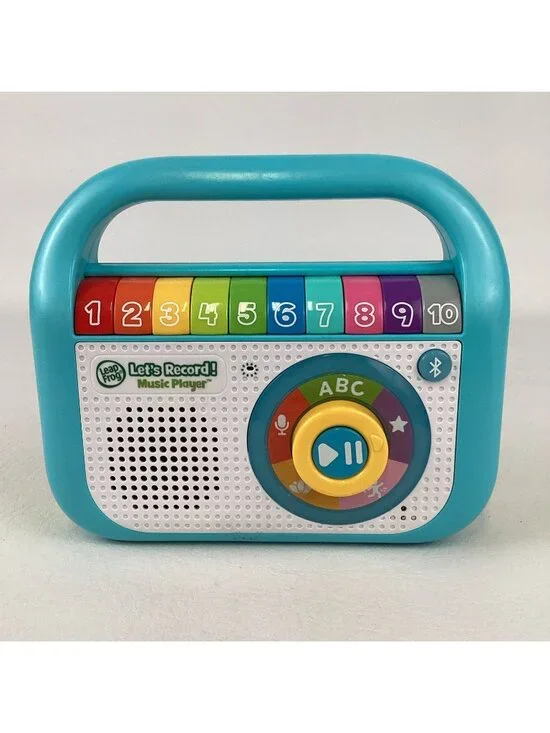 Leap Frog Let's Record Music Player Learning Songs Lullabies Bluetooth Toy WORKS