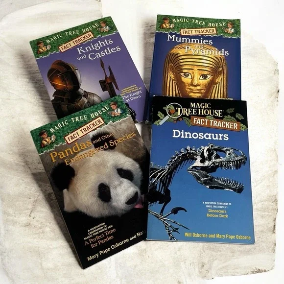 Magic Tree House Fact Tracker Book Books Set Mary Pope Osborne PaperBack Lot 4