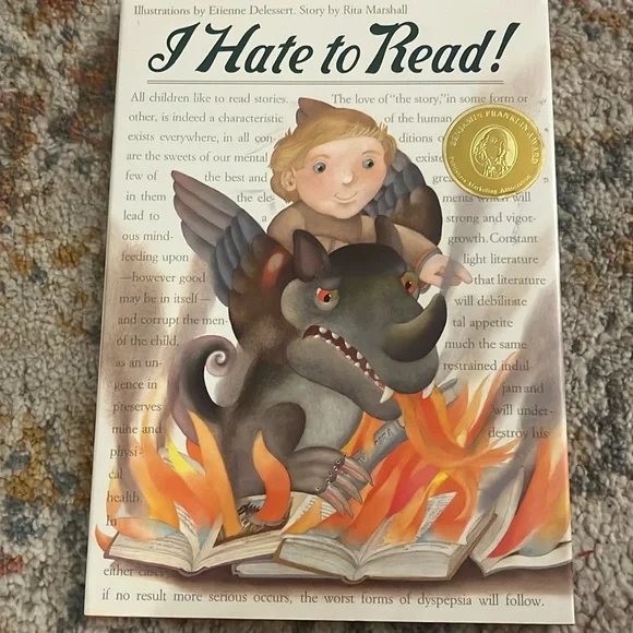 I Hate to Read! Hardcover – Picture Book, September 1, 1992 by Rita Marshall